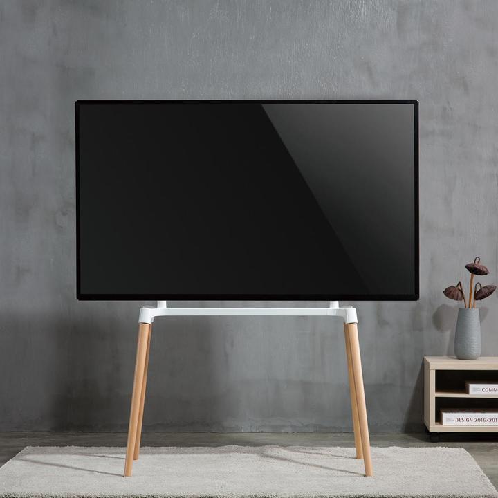 Produktbild Nedis TV Bodenständer 60 - 75 " maximal unterstützes Bildschirmgewicht: 40 kg Scandinavian Design A (75", 40 kg)
