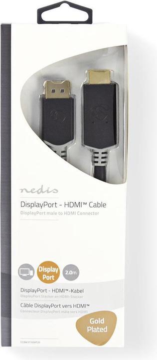 Immagine prodotto Nedis CCBW37100AT (2,0M) (2 m, DisplayPort)