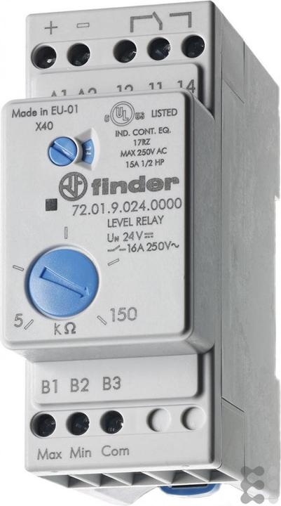 Actual product image Finder Monitoring relay SPDT 24 Vdc