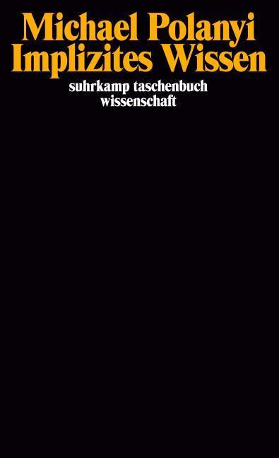 Actual product image Implizites Wissen (German, Michael Polanyi, 1985)