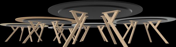 Actual product image Dietiker Felber T14 meeting table Round (2000 x 2000 x 720 mm)