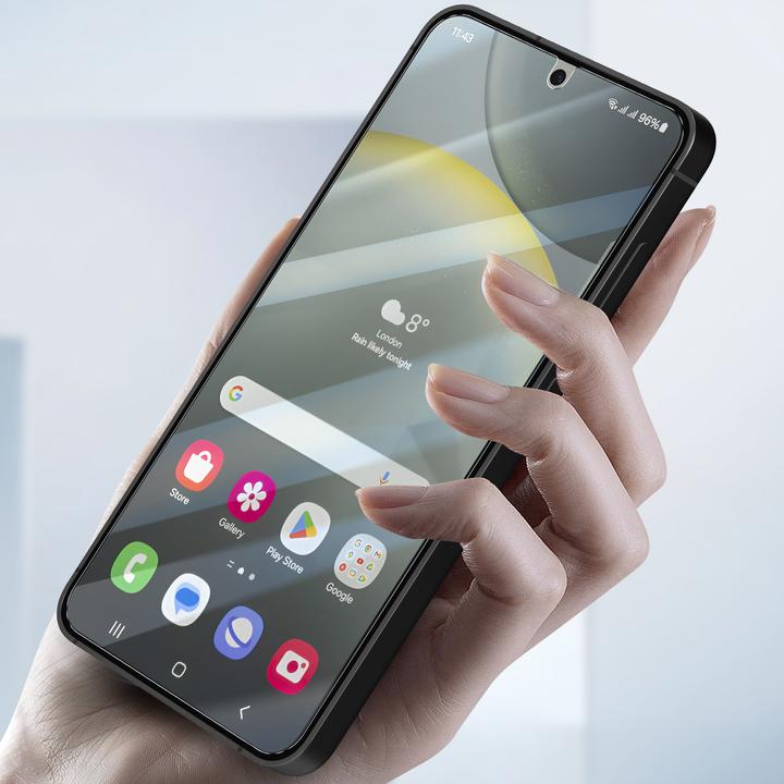 Actual product image Mayaxess CrystalGuard screen film (1 Piece, Samsung Galaxy S25)