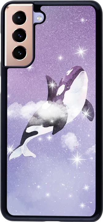 Immagine prodotto PhoneLook Balena in copertina con stelle scintillanti (Samsung Galaxy S21+ 5G)