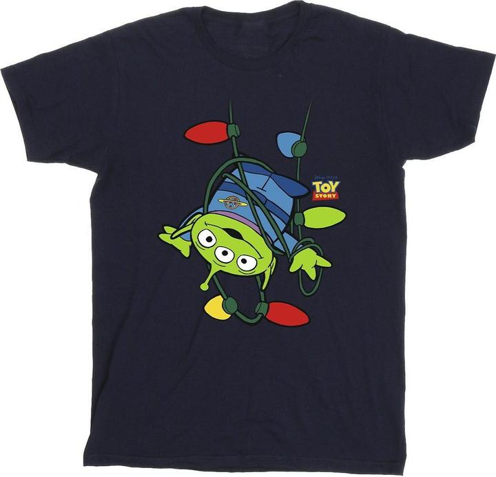 Disney Toy Story Christmas Lights Aliens TShirt Jungen