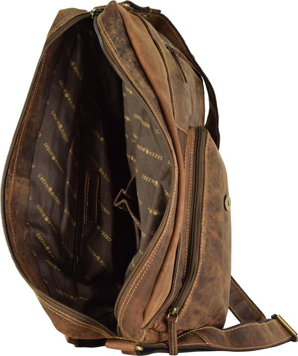Actual product image Greenburry Vintage Revolver Bag shoulder bag leather 40 cm
