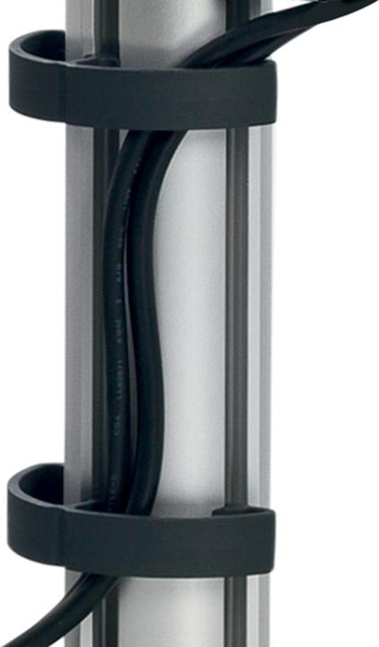 Actual product image Novus TSS and DSS cable clamps set of 2 anthracite (Cable hole)