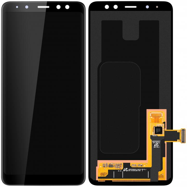 Produktbild Samsung LCD-Display +Touch-Einheit A530 Galaxy A8 2018 Schwarz (Service Pack) (Display)