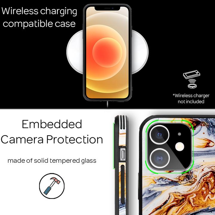 Produktbild Nalia Marmor Hülle (Apple iPhone 12 mini)