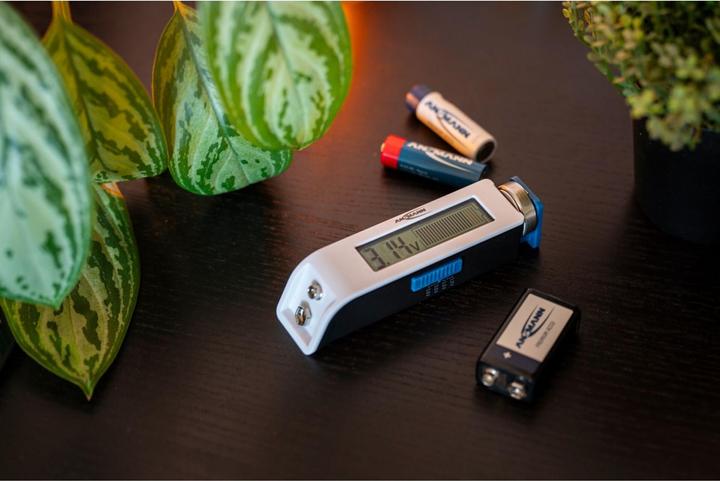 Actual product image Ansmann Battery tester Universal LC-Display,bar graph,for battery/battery