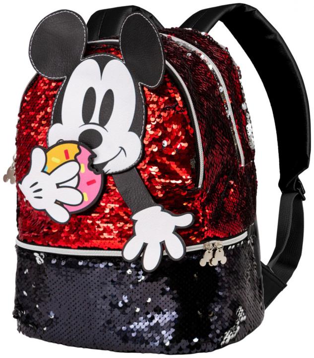 Karactermania 01906 Disney Mickey Donut sequins backpack 32cm