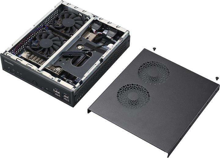 Produktbild Shuttle Socket AM4, 2 x SO-DIMM DDR4-2666/2933 max.,./2. HDD/SSD, 2 x Gigabit LAN