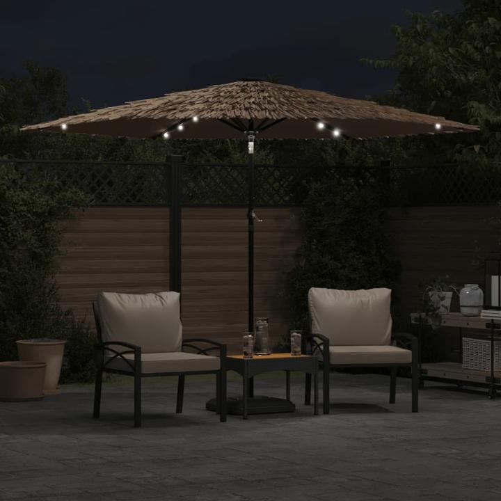 Produktbild VidaXL Sonnenschirm mit LED und mast (2.88 m)