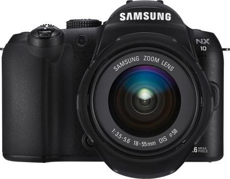Samsung NX10, 14,6 Mpixel, filmati HD, kit 18-55 mm OIS