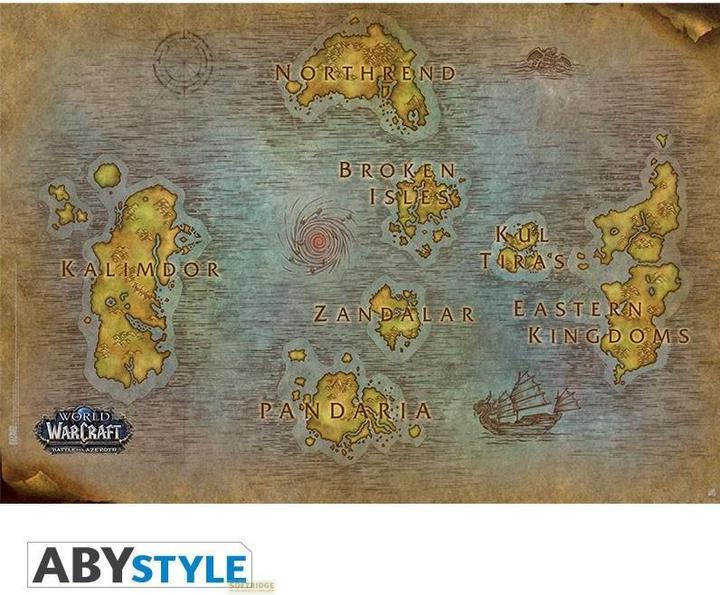 Produktbild ABYstyle World of Warcraft - Map (91.5 x 61 cm)