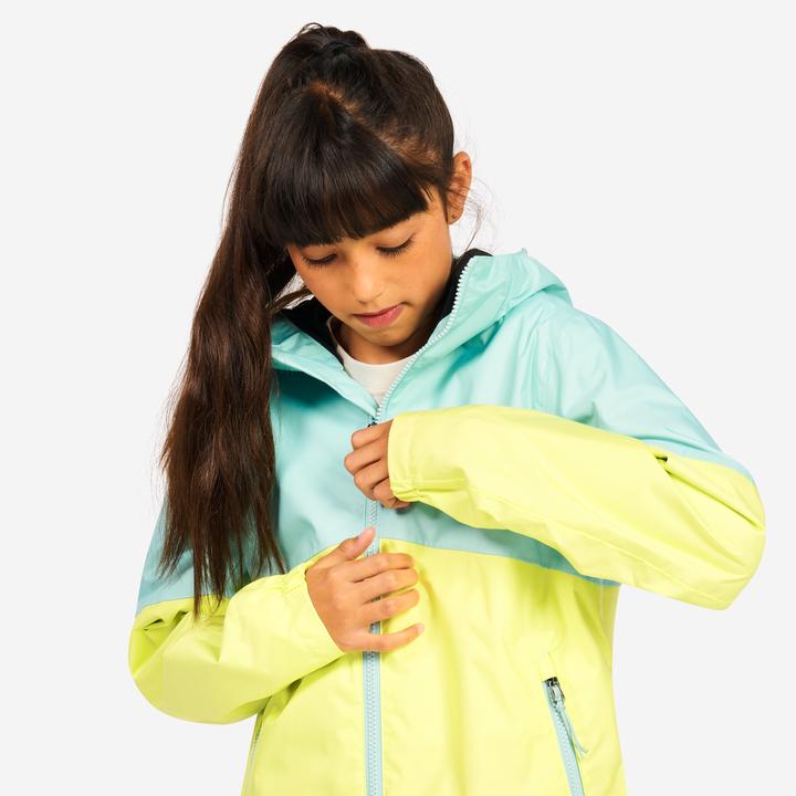 Image du produit Tribord Veste de voile imperméable Enfant - veste de pluie Sailing 100 bleu jaune citron