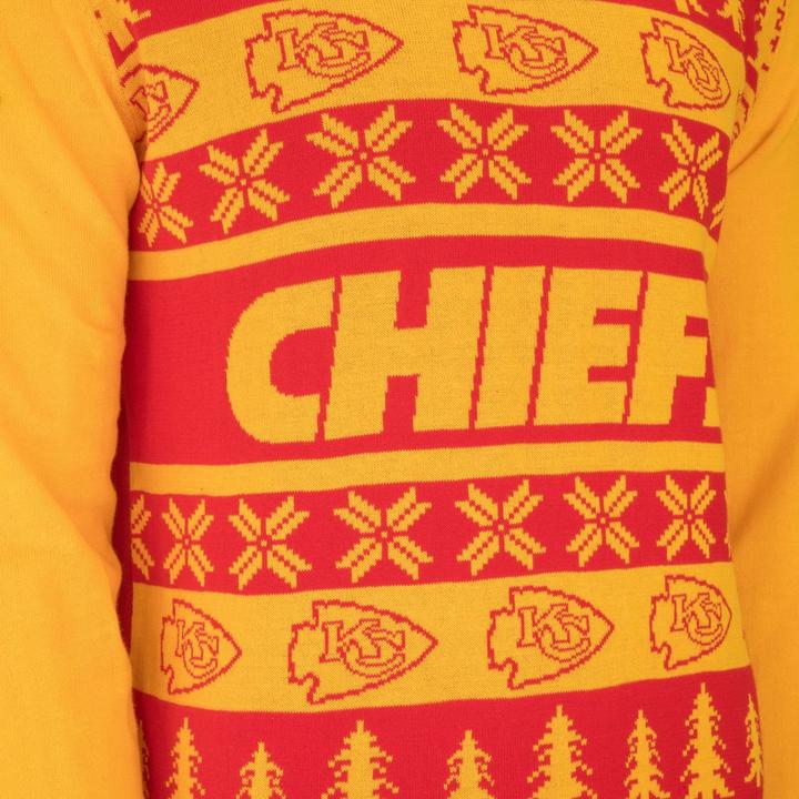 Immagine prodotto Foco Maglione brutto NFL XMAS Maglione a maglia Kansas City Chiefs XXL (XXL)