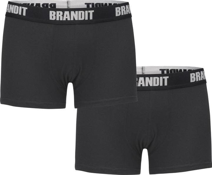 Brandit Boxershorts Logo 2er Pack (S, 2er Pack)