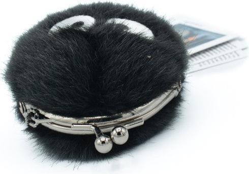 Actual product image - Porte-Monnaie Peluche Mini Noiraude - 8 cm