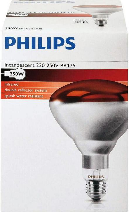 Image du produit Philips Lampe infrarouge BR125 (250 W)