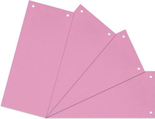 Image du produit Niceday Intercalaires Office Depot vierges 10,5 x 24 cm Rosa Pink Carton de manila