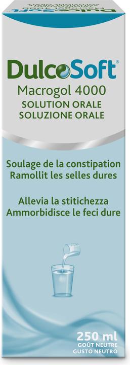 Produktbild DulcoSoft Macrogol 4000 Trinklösung 250 ml (1 Stück, 250 ml, 326 g)