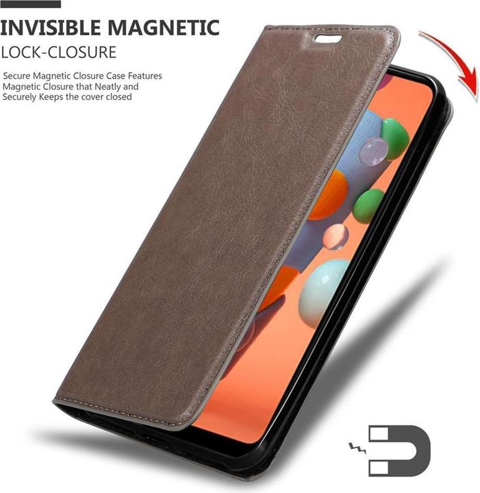 Produktbild Cadorabo Book Invisible Magnet Cover (Samsung Galaxy A11)