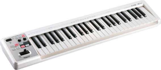 Actual product image Roland A-49 -Keyboard White with MIDI cable (49 Keys)