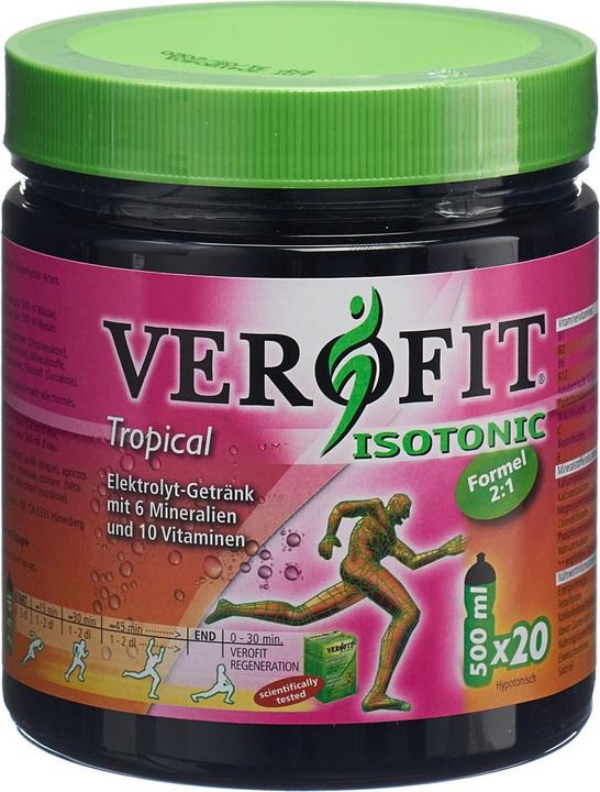 Actual product image VEROFIT Isotonic (Tropical, 1 pcs., 600 g)