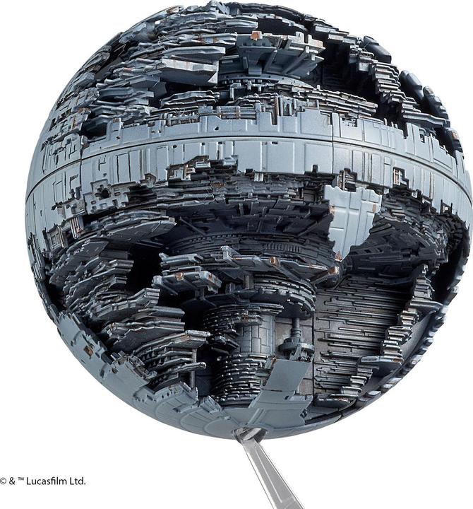 Actual product image Revell Death Star II + Imperial Star Destroyer