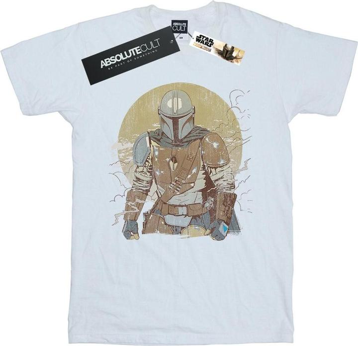 Star Wars The Mandalorian Distressed Warrior TShirt (3XL)