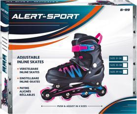 Image du produit Patins à roulettes taille 35-38 Rose (35)