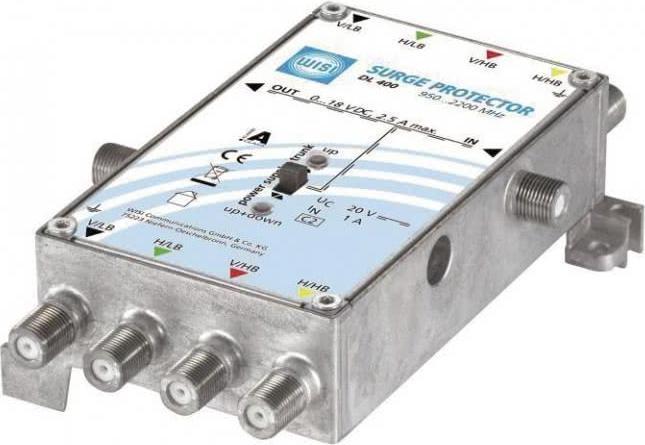 Actual product image WISI DL 400 Surge protection for SAT distribution systems