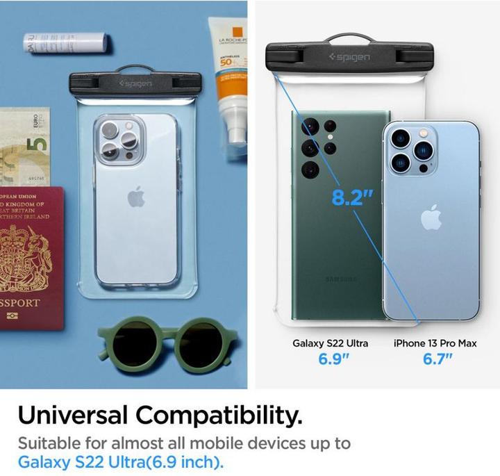 Produktbild Spigen A601 UNIVERSAL WASSERDICHTES GEHÄUSE KRISTALLKLAR (Universal)
