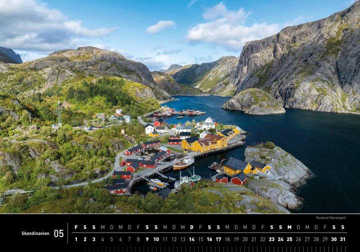 Image du produit Skandinavien Premiumkalender 2026 (50 x 35 cm, Couverture rigide, Allemand)