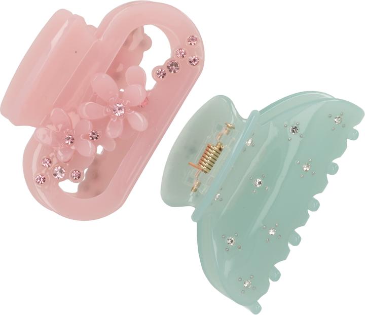 Actual product image Trisa Fashion Set Haarklammern mit Strass Crème 2 Stk. (2 pcs.)