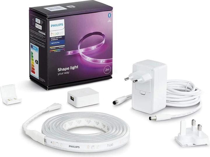 Actual product image Philips Hue Lightstrip Plus (RGBW, 200 cm, Indoor)