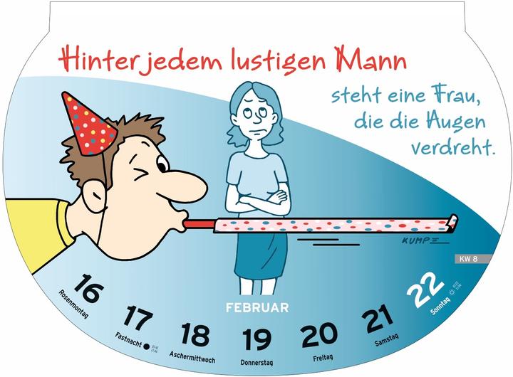 Produktbild Heye Bildkalender Dumme Sprüche (Harter Einband, Deutsch)