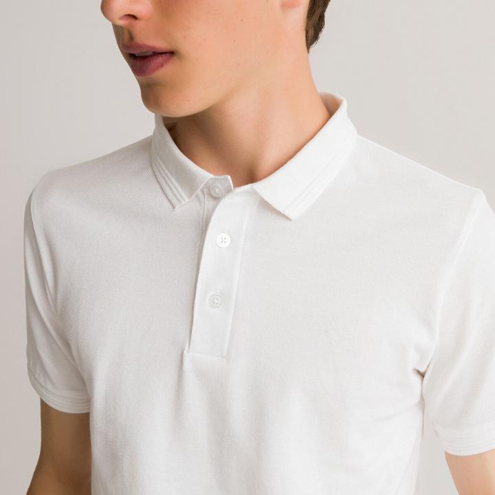 Produktbild La Redoute Collections Kurzärmeliges Poloshirt aus Pikee (S)