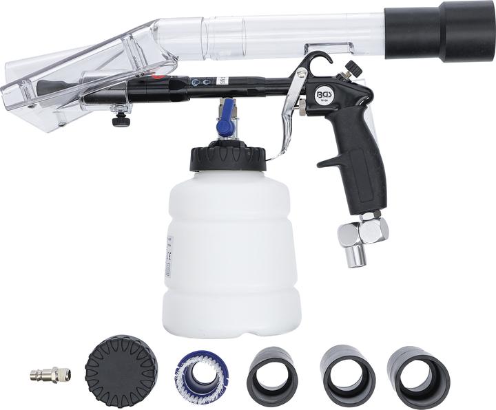 Immagine prodotto BGS Pistola pneumatica per pulizia con attacco per spazzole e aspiratore 7 pz.