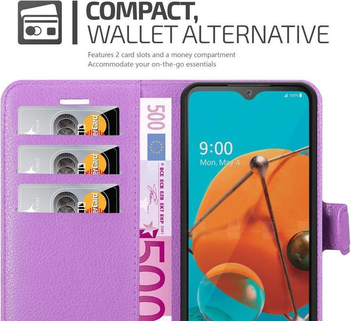 Image du produit Cadorabo Book avec fonction stand Cover (LG KQ51)