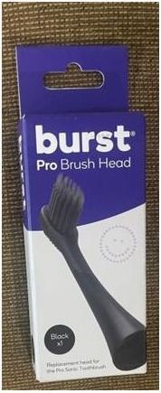 Immagine prodotto Hairburst Burst Replacement Head for Electric Sonic Toothbrush - Black for Pro Sonic Brush