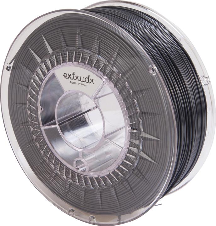 Image du produit Extrudr PETG Anthracite 1,75 mm 2 500 g (PETG, 1.75 mm, 2.50 g, Gris)