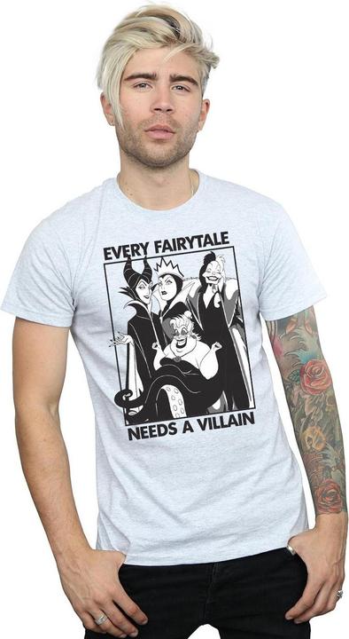 Immagine prodotto Disney Every Fairy Tale Needs A Villain Maglietta Uomo (XL)