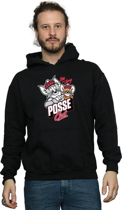 Immagine prodotto Tom & Jerry Posse Cat Felpa con Cappuccio Uomo (3XL)