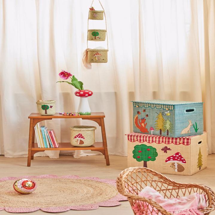 Produktbild Rice Aufbewahrungskorb Bast Raffia XL Happy Forest