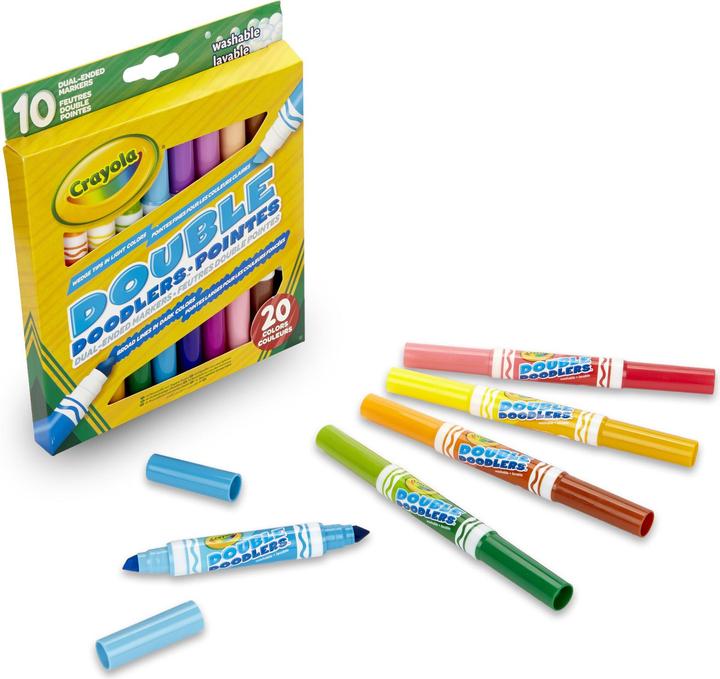 Image du produit Crayola Feutres double face (Multicolore, 10 x)