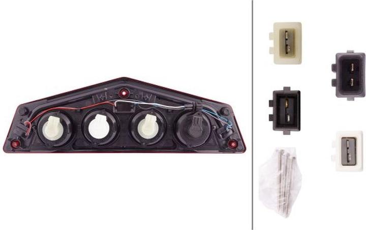 Image du produit Hella Feu arrière gauche avec technologie hybride pour HYMER