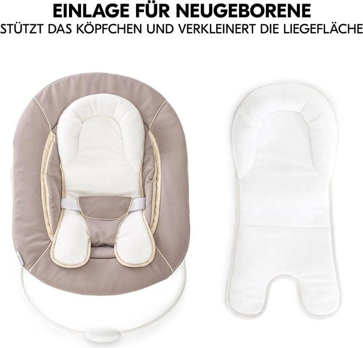 Produktbild Hauck Hochstühle Alpha Plus Black 4-tlg. Newborn Set - Hochstuhl (Hochstuhl)