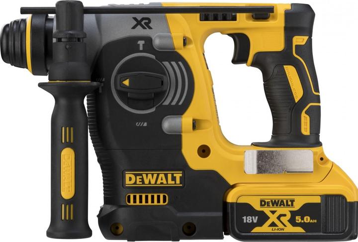 Produktbild DeWalt SDS-PLUS BOHRHAMMER 18V 2,1J 2 x 5,0Ah XR LI-ION KURZHAMMER TSTAK DCH273P2T (Akkubetrieb)