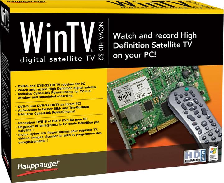 Produktbild Hauppauge WinTV Nova-HD-S2 (PCI, DVB-S2, DVB-S)